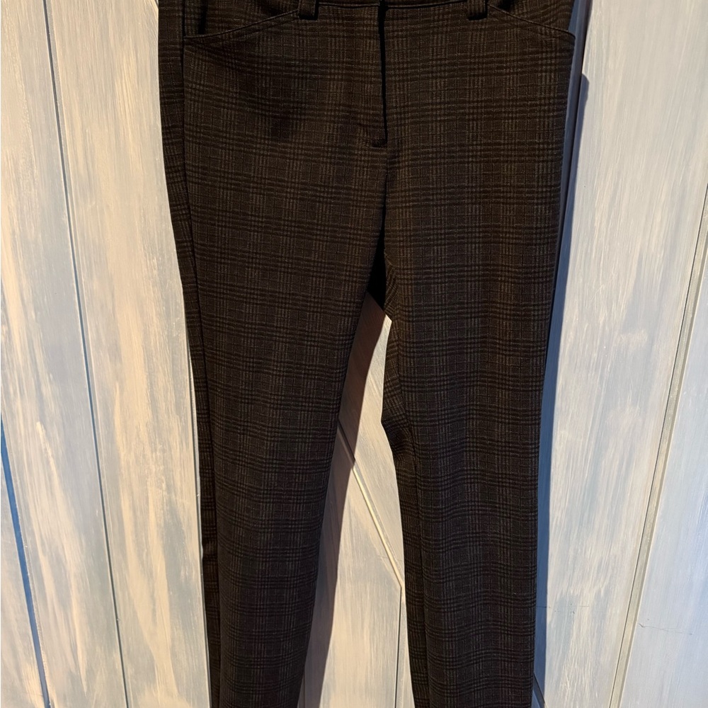 Calvin Klein Black Plaid Pants Size 6